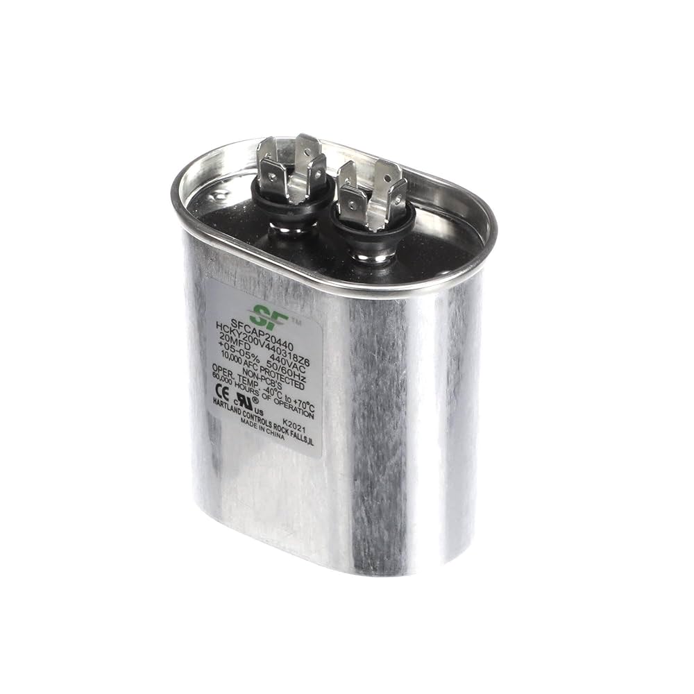 その他 m Trane Capacitor; 20Mfd 370/440V Oval Run Capacitor: Amazon